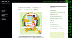 Desktop Screenshot of cheaptraffic101.com