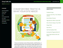 Tablet Screenshot of cheaptraffic101.com